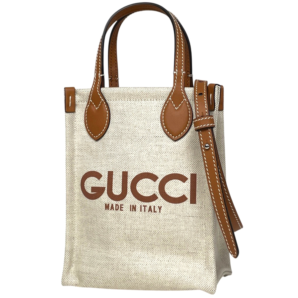 GUCCI Authentic Brown Canvas Bag